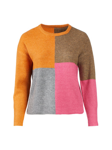 Multi Color Block Sweater
