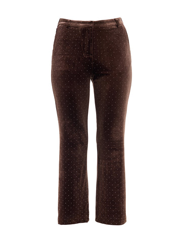 Brown Velvet Pants