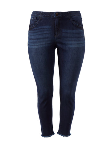Absolution High Rise Ankle Skimmer Indigo Jeans
