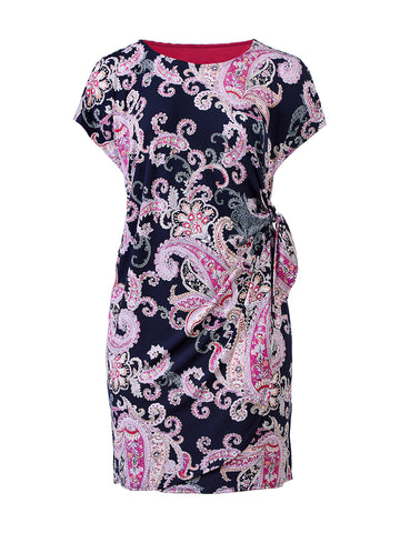 Paisley Side Tie Dress