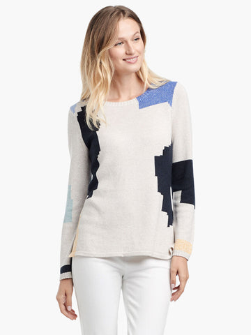 Easy Pieces Sweater in Blue Multi