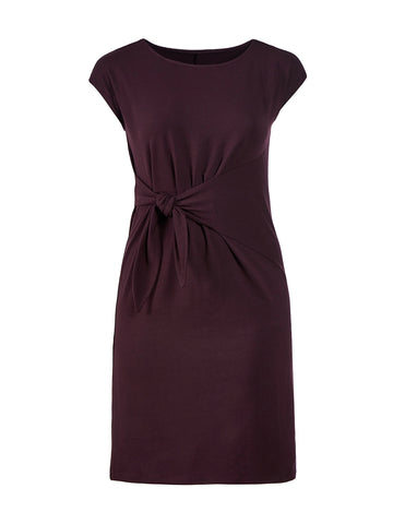 Tie Waist Plum Perfect Dress