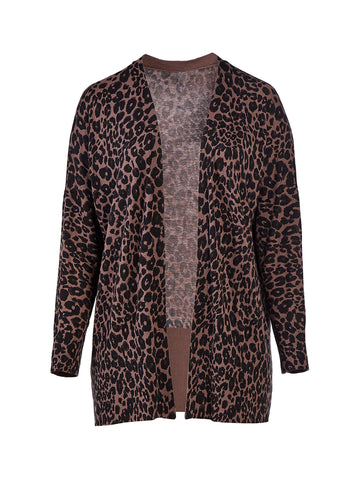 Animal Print Essential Cardigan