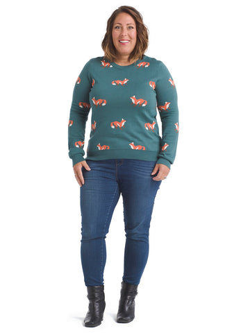 Fox Intarsia Sweater