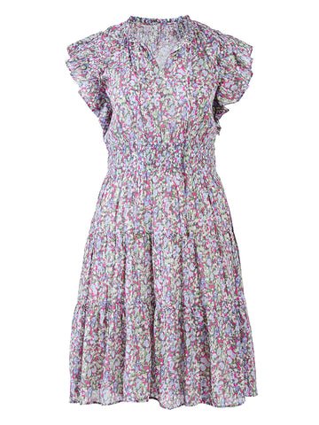 Harald Floral Fit-And-Flare Dress