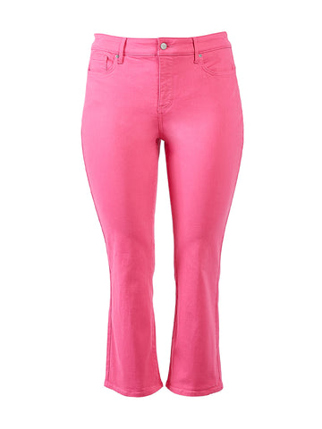 Pink Peony Marilyn Straight Ankle Jeans