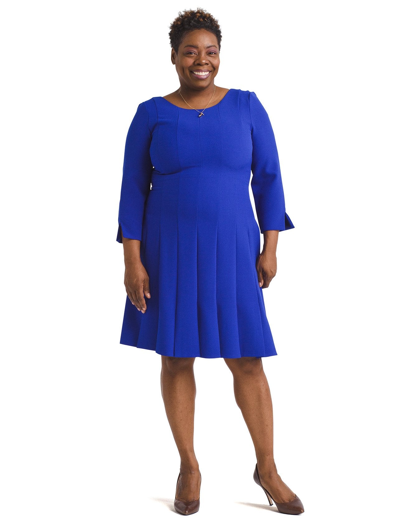 Royal Blue Flared Dresses