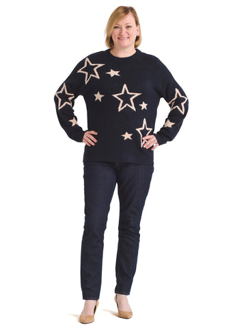 Stars Intarsia Sweater