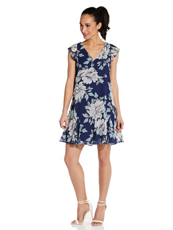 Chiffon clearance shift dress