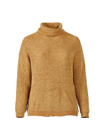 Cowl Neck Mustard Sweater