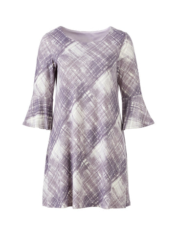 Lavender Sweater Knit Dress