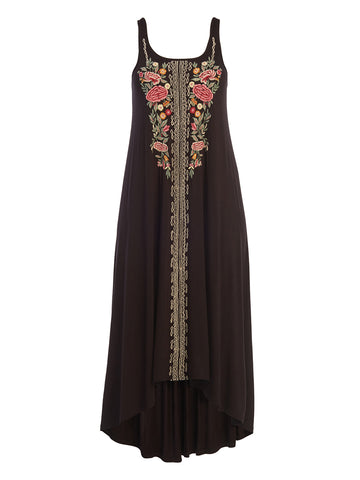 Embroidered Jules Maxi Dress