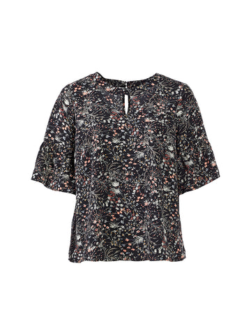 Bell Sleeve Floral Top