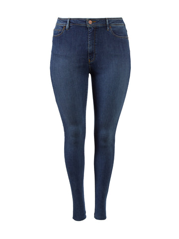 Rugged Classic Blue Alexa High-Rise Skinny Jeans