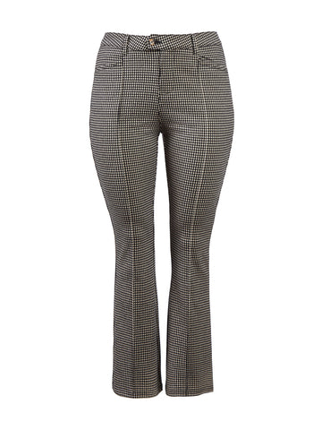 High Rise Houndstooth Pant
