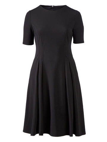 Black Fit-And-Flare Dress