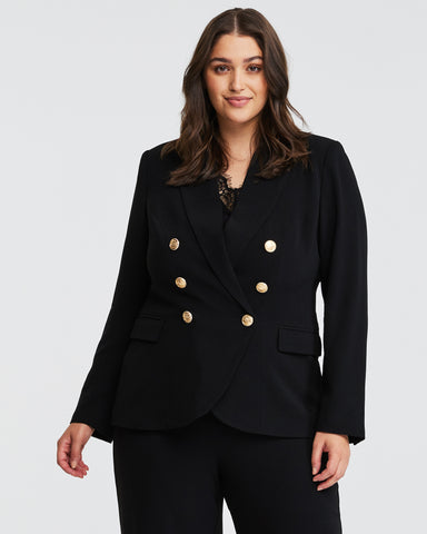 Double Breasted Clever Blazer Jacket