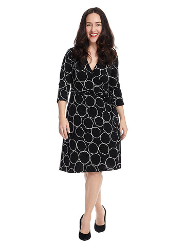 Perfect Wrap Dress In Bubbly