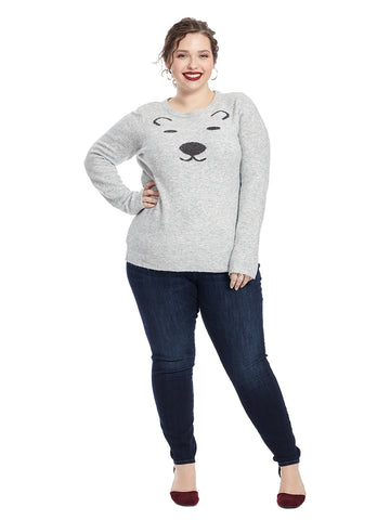 Intarsia Polar Bear Sweater
