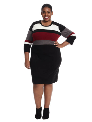 Stripe Sweater Dress