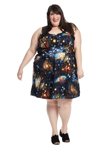 Heart And Solar System Dress