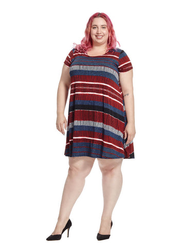Stripe Maggie Trapeze Dress