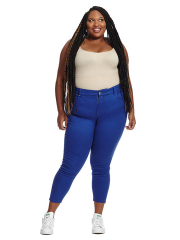 Cropped Jean In Royal Blue