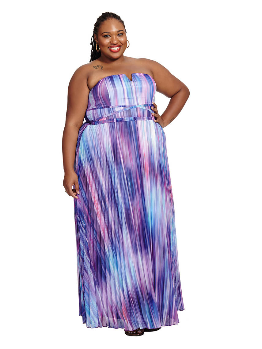 Ombre best sale maxi dress