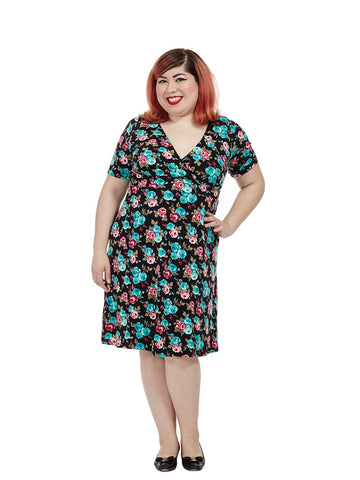 Work The Angle Dress In Floral Bouquet