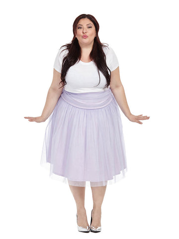 Twirling Tulle Skirt in Lilac